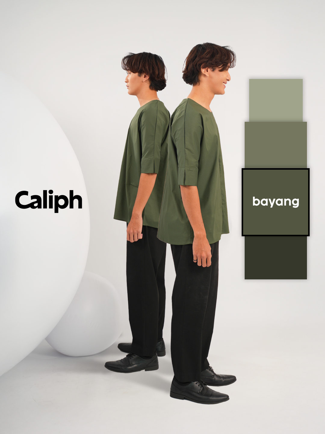 Bayang in Olive Green